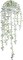 Decorative Hanging Plants for Shelf (Light Green, 1PCS) 3.94"D x 3.94"W x 7.09"H
